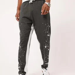 Kook N Keech Men Splash Edge Relaxed Fit Printed Track Pants image 2