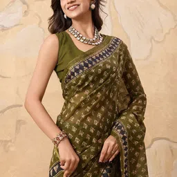 SHANVIKA Paisley Pure Cotton Handloom Saree image 2