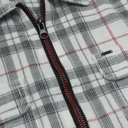 Gini and Jony Boys Standard Tartan Checks Opaque Checked Casual Shirt image 3