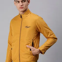 SHOWOFFFF Men Typography Lightweight Bomber Jacket image 2