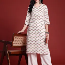 Anouk Floral Printed Straight Kurta-picture-19