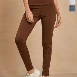 COLOR CAPITAL Women Pack of 3 Skin Fit Antimicrobial Tights-picture-27