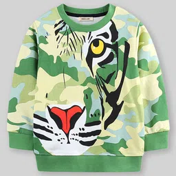 INCLUD Boys Animal Printed Round Neck Sweatshirt image 2