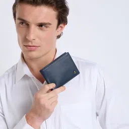 PERQUISITE Men Leather Two Fold Wallet image 5
