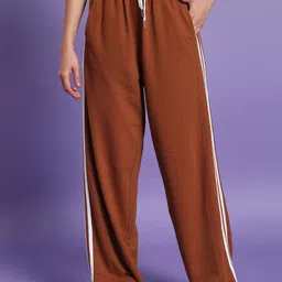 Dogman Women Relaxed-Fit Mid-Rise Wide Leg Sports Track Pant-picture-17