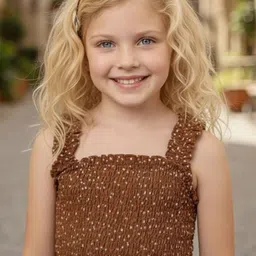 BAESD Girls Printed Top with Skirt image 2