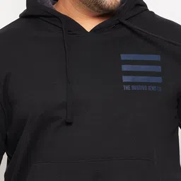 austivo Men Full Sleeve Striped Hooded Sweatshirt image 4