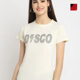 Dreambe Women Typography Printed T-shirt-picture-25