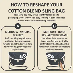 AURKA Women Self Design Bucket Embroidered Sling Bag image 5