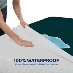 AGS ACTIVE King Size Stretchable Terry Water Resistant Mattress Protector image 4