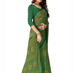 KANOODA Bandhani Printed Pure Georgette Bandhani Saree-picture-14