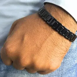Jewelry Miguel Black Stainless Steel Bracelet-picture-16