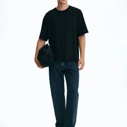 H&M Pure Cotton Loose Fit T-shirt-picture-16