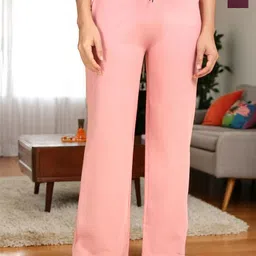 Kryptic Women Pack Of 2 Pure Cotton Parallel Lounge Pant-image-79
