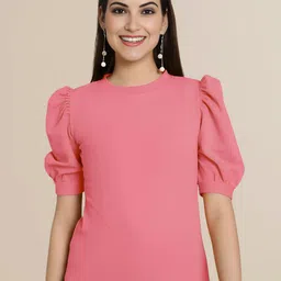 Mast & Harbour Women Solid Regular Top-picture-37