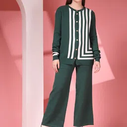 Juelle Striped Round Neck Sweater With Trousers Co-Ords-picture-25