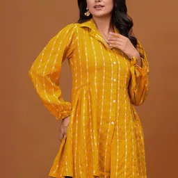 PINGAKSH Geometric Print Cotton Top image 5