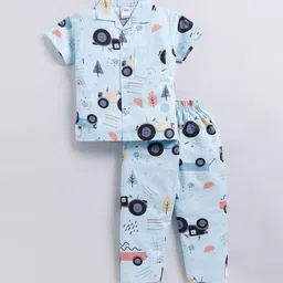 NAUTI KIDZ Boys Printed Pure Cotton Night suit-picture-33