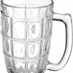 moozico JUICE , BEER MUG SET OF 1 PCS MADE IN THAILAND Glass Beer Mug (400ml,Pack of 1) Glass Beer Mug-picture-16