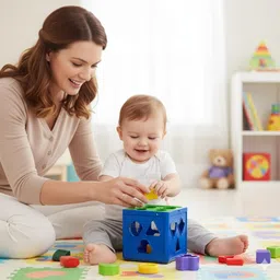 toobil Top Selling Kids Learning & Educational Shape Sorter Cube/Puzzle image 3