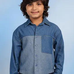 The Tribe Kids Boys Relaxed Opaque Casual Shirt-picture-44