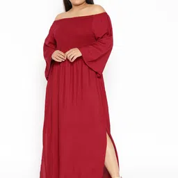theRebelinme Off-Shoulder Bell Sleeve Maxi Dress-picture-37