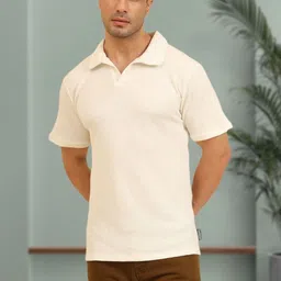 UNIQSOME Men Polo Collar T-shirt image 5