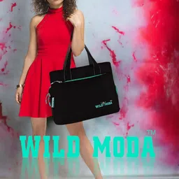 WILDMODA Brand Logo Printed Structured Shoulder Bag image 3