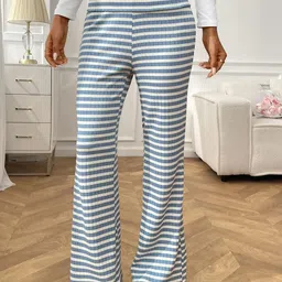 StyleCast x Revolte Women Striped Pleated Trousers-image-20