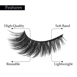 Colors Queen Lash Labels 5D Eyelashes - Natural image 4