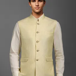 Louis Philippe Men Casual Nehru Jackets-picture-14