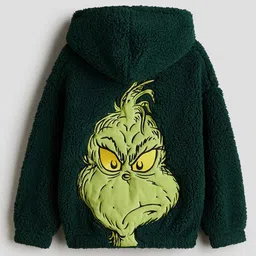 H&M Motif-Detail Teddy Hoodie-picture-28