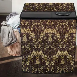 The Furnishing Tree Multi-Coloured Printed Washing Machine Cover image 2
