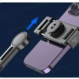 EVAAENTERPRISES 2-Axis P02 Stabilizer Model in Black Color 2 Axis Gimbal for Mobile, Camera-picture-25