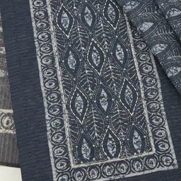 Soch Floral Printed Sequinned Unstitched Dress Material image 2