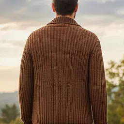 Mast & Harbour Men Ribbed Cardigan image 3