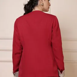 Ranng Regular Fit Long Sleeves Single-Breasted Formal Blazer image 5