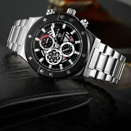 FORSINING Men Dial & Stainless Steel Straps Analogue Watch FSG6914M4S1 image 3