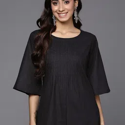 Anouk Women Flared Sleeve Cotton Tiered Top-picture-24