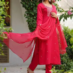 Anni Designer Women Ethnic Motifs Printed Kurta with Trousers & Dupatta image 2