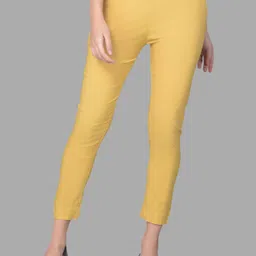 Comfort Lady Women Solid Mid-Rise Casual Regular Trouser-image-76