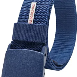 nukaichau Men Casual, Evening, Party Blue Nylon Belt image 1