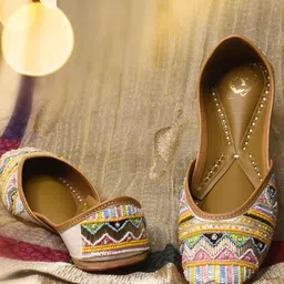 YASSIO Women Ethnic Ballerinas Flats image 1
