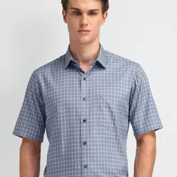 Arrow Men Opaque Checked Casual Shirt-picture-16