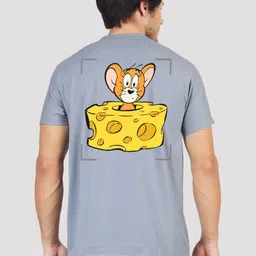 Greylongg Men Typography Printed Round Neck Cotton T-shirt image 4