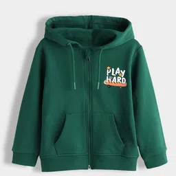 Orange Sugar Unisex Kids Printed Hooded Sweatshirt image 3