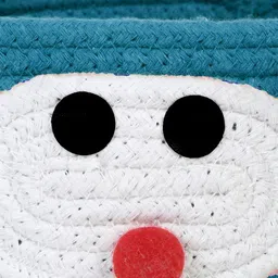 Myntra Elegant Homes Blue Reusable Cotton Multi-Utility Organisers image 2