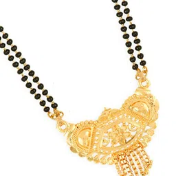 DIVASTRI One Gram Gold-Plated Beaded Mangalsutra image 5