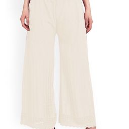 SRISARAS Women Flared Cotton Palazzos-picture-22