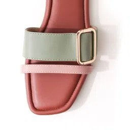 RIVR Women Embellished Open Toe Flats with Buckles-picture-19